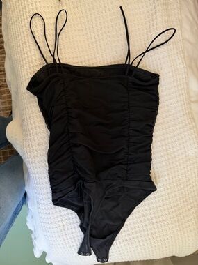 Abercrombie & Fitch Black Stretch Bodysuit